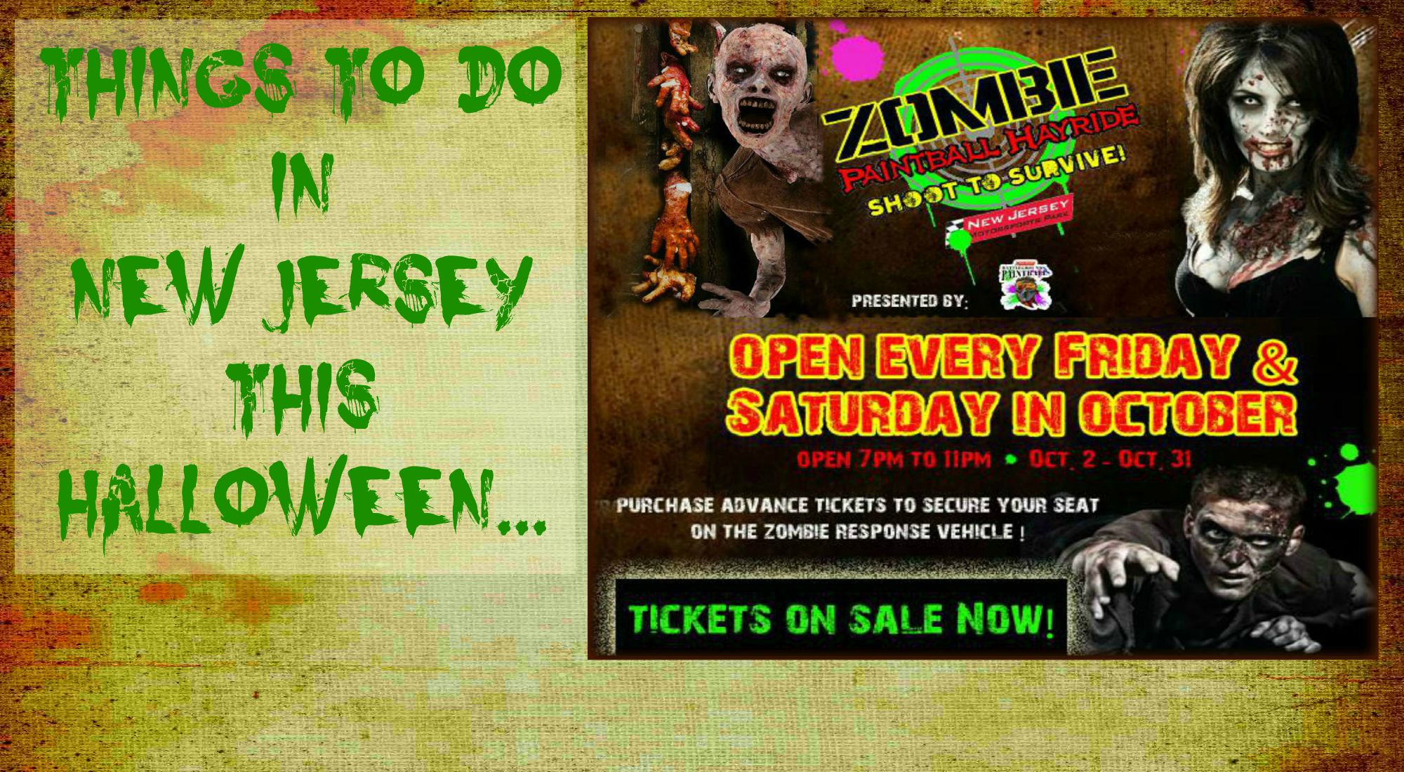 Halloween In New Jersey Zombie Paintball Hayride at NJ Motorsports