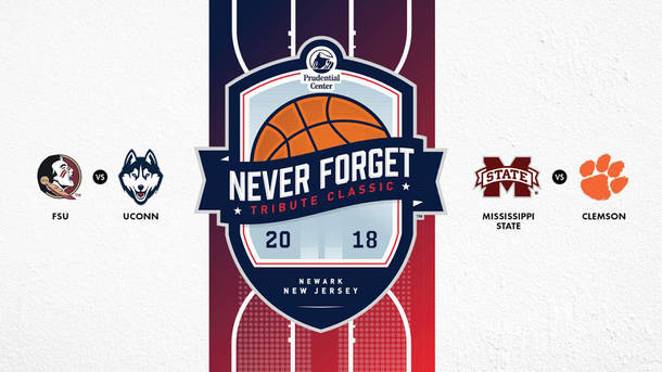 Never Forget Tribute Classic Doubleheader Basketball Prudential Center